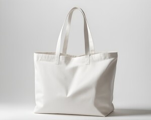 Mockup of tote bags in various shapes and handle lengths. Realistic 3D