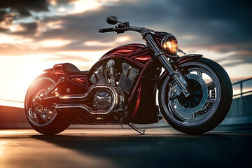 Naklejka premium Fast Motorbike