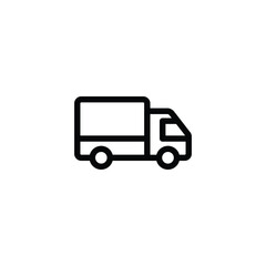 Fototapeta premium truck icon set vector. Delivery truck icon 