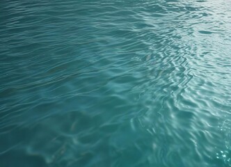 Obraz premium Softly glowing aqua color with ripples on surface, gentle, soft
