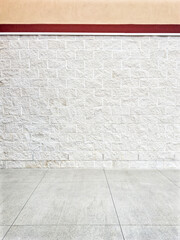 sidewalk and wall