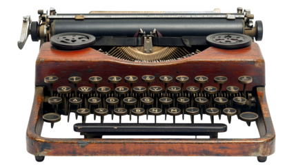 Antique typewriter, explore the history of writing with this vintage mechanical marvel