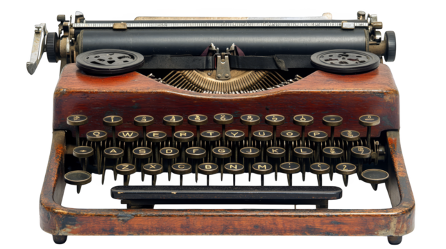 Antique typewriter, explore the history of writing with this vintage mechanical marvel