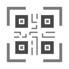 Fototapeta premium Qr Code Icon