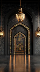 Islamic Muslim Ramadan Mubarak eid al fitri background