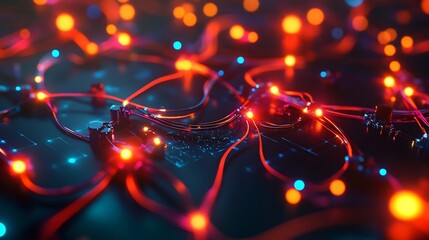 Mesmerizing Fractal Lights Illuminating the Digital Landscape