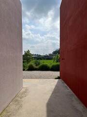 entrance to the house