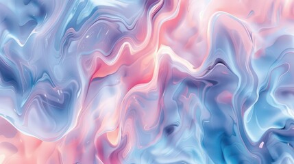 Obraz premium Ethereal Watercolors: A Stunning Mix of Azure and Magenta Dyes. Nature-inspired Artistic Flair