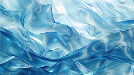 Fototapeta premium Azure Flow. Abstract fluid art concept