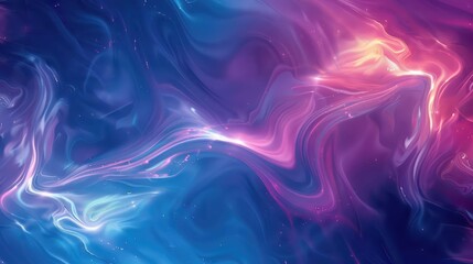Fototapeta premium Spectral Ripples. A Vibrant Liquid Art Representation