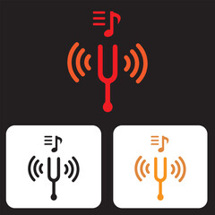 tuning fork music logo 
