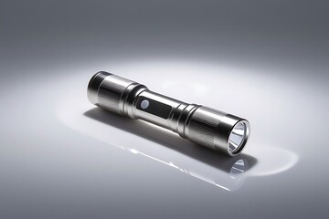 A  flashlight with white background 
