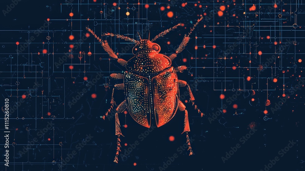 Poster Bug bounty programs essential strategies for cybersecurity digital environment infographic educational insights