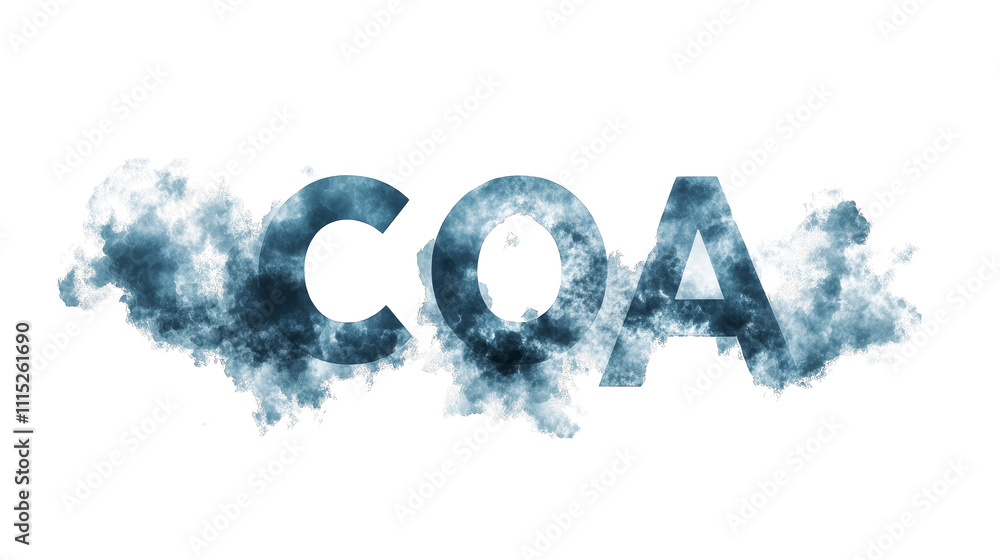 Poster cloud formation with text overlay, a study of weather patterns and atmospheric phenomena