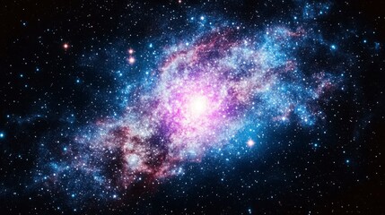 Obraz premium Intricate universe background with a colorful nebula starlight energy and swirling cosmic dust A perfect design for space-inspired imagery