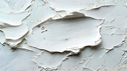Obraz premium White Acrylic Painting Abstract Background