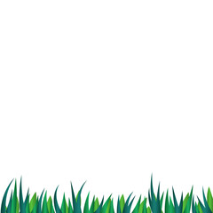 Green Grass Landscape Illustration