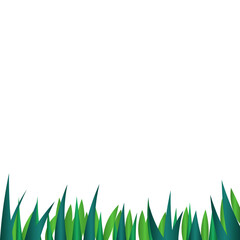 Green Grass Landscape Illustration