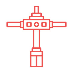 Obraz premium Disc Detainer Icon