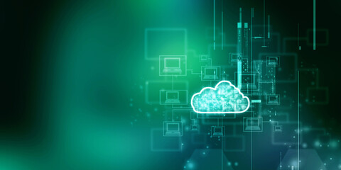 Fototapeta premium 2d illustration abstract cloud background 