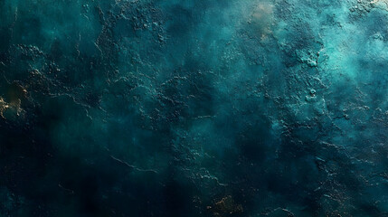 Fototapeta premium Teal Texture: Deep Ocean Background, Abstract Design