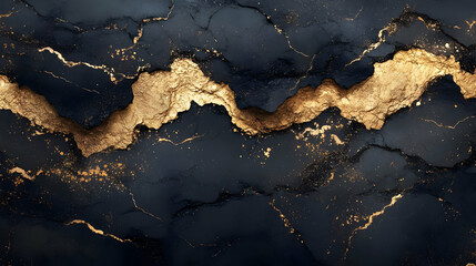 Fototapeta premium Abstract Background - Black and Gold Texture