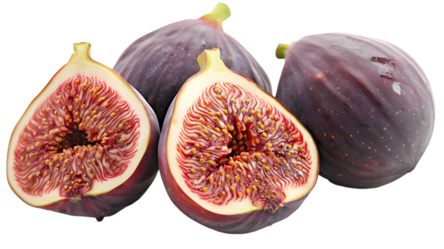 fig isolated on a transparent background