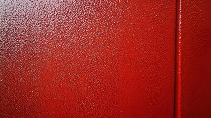 Fototapeta premium Red Textured Wall: Paint Surface Close Up
