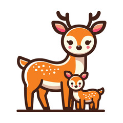 dear mom Logo on a white background.