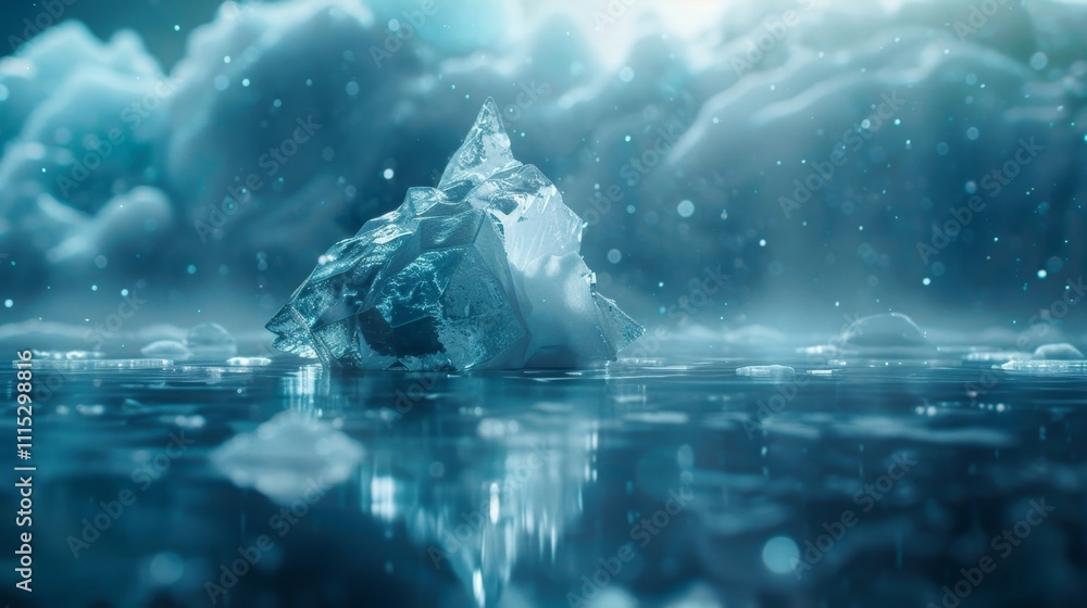 Aufkleber like an iceberg the blockchains true power and influence is mostly hidden from view.