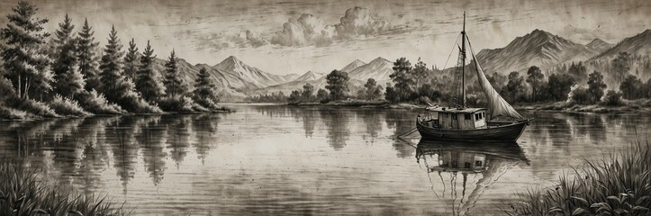 the river in the forest