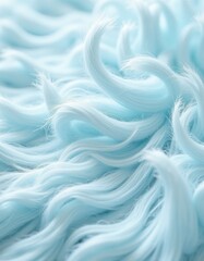 Obraz premium A close-up of soft, fluffy cotton fibers, ready for spinning.