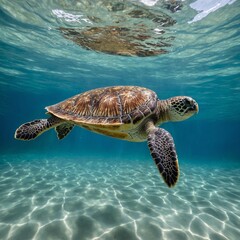 Fototapeta premium green sea turtle