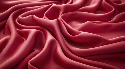 Obraz premium red satin fabric