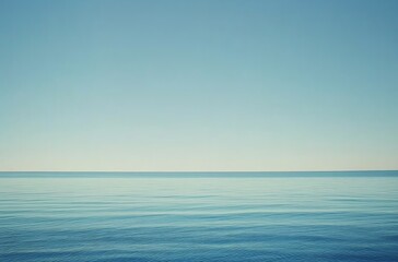 Obraz premium The vast sea and the serene surface of Qinghai Lake, also known as Chaka Salt Lake, creating a breathtaking reflection, resembling a 