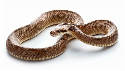 Obraz premium snake isolated on white background
