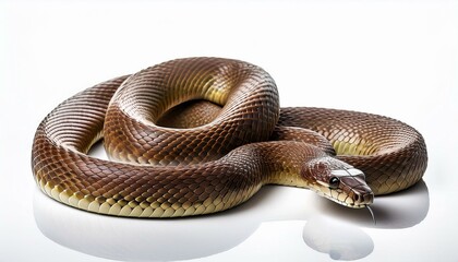 snake isolated on white background