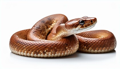 Fototapeta premium snake isolated on white background