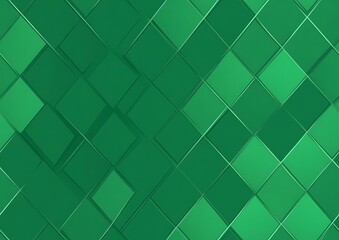 Green background with a diamond seamless pattern