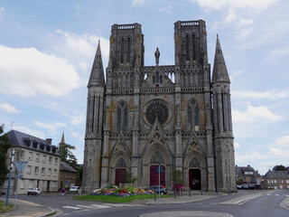Baie du Mont Saint Michel, cathédrale d'Avranches
