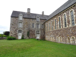 Fototapeta premium Normandie, abbaye Sainte-Trinité de la Lucerne