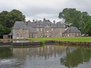 Fototapeta premium Normandie, abbaye Sainte-Trinité de la Lucerne