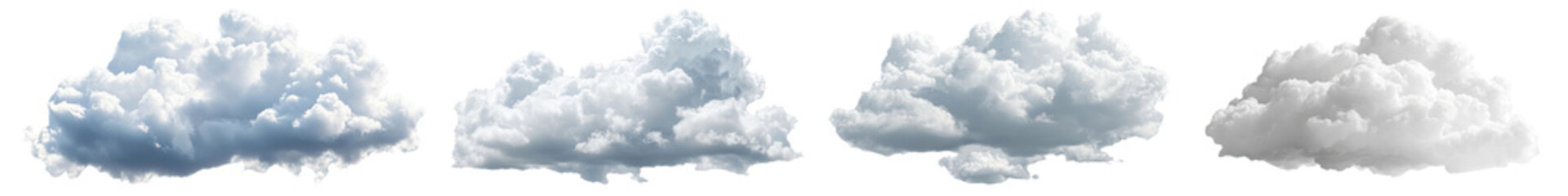 Obraz premium PNG Cloud sky set on transparent background