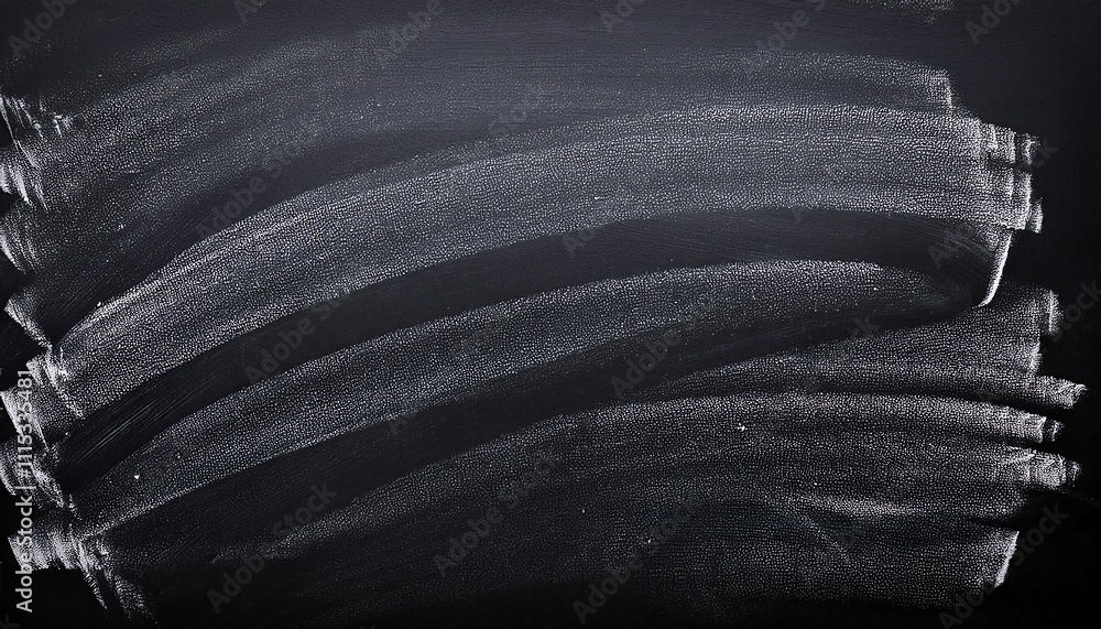 Poster a textured blackboard surface with white chalk marks, creating abstract streaks and patterns, ideal 