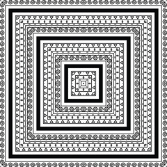 Batik sketch design for color book