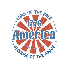 4 th julay independence day t shirt design