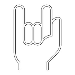 Obraz premium Love icon in line style