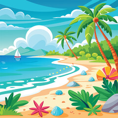 Obraz premium Beautiful natural illustration 