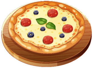 Delicious Pizza with Toppings
