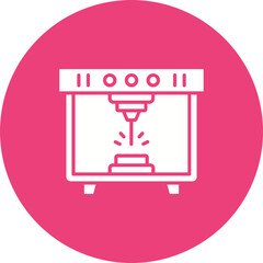 Laser Cutting Machine Icon
